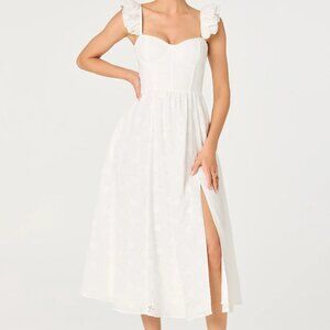 Wedelia White Lace Dress